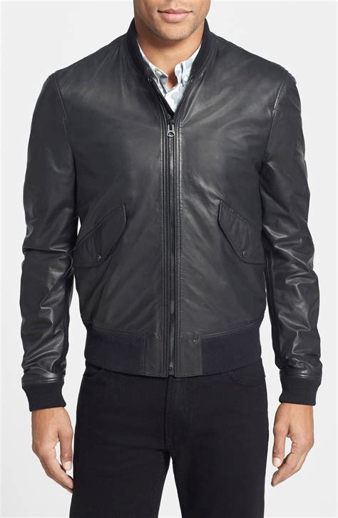 burberry brit leather bomber jacket|burberry jacken herren leicht.